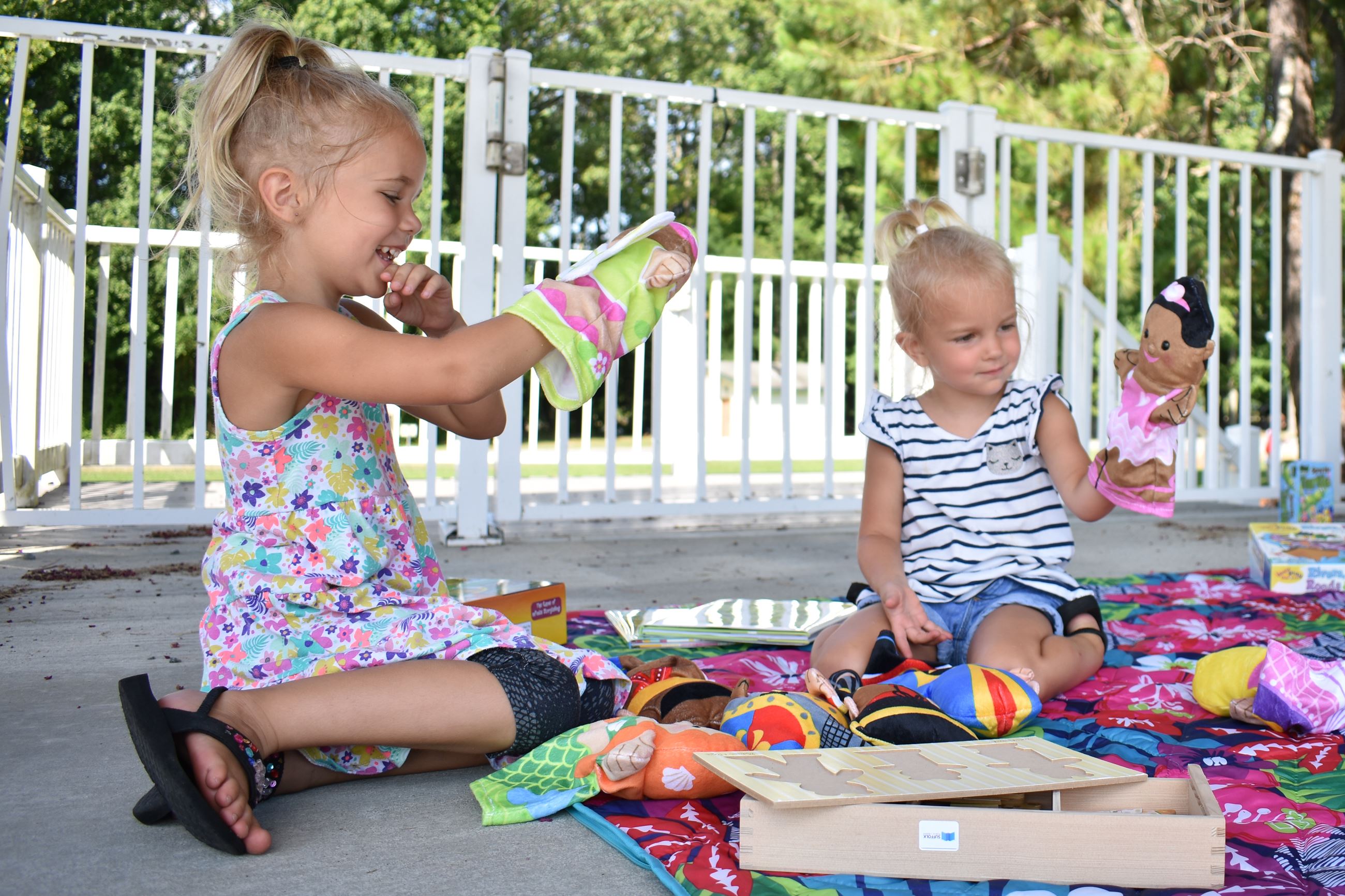 Kids Playing with the Imagination Adventure2Go Kit